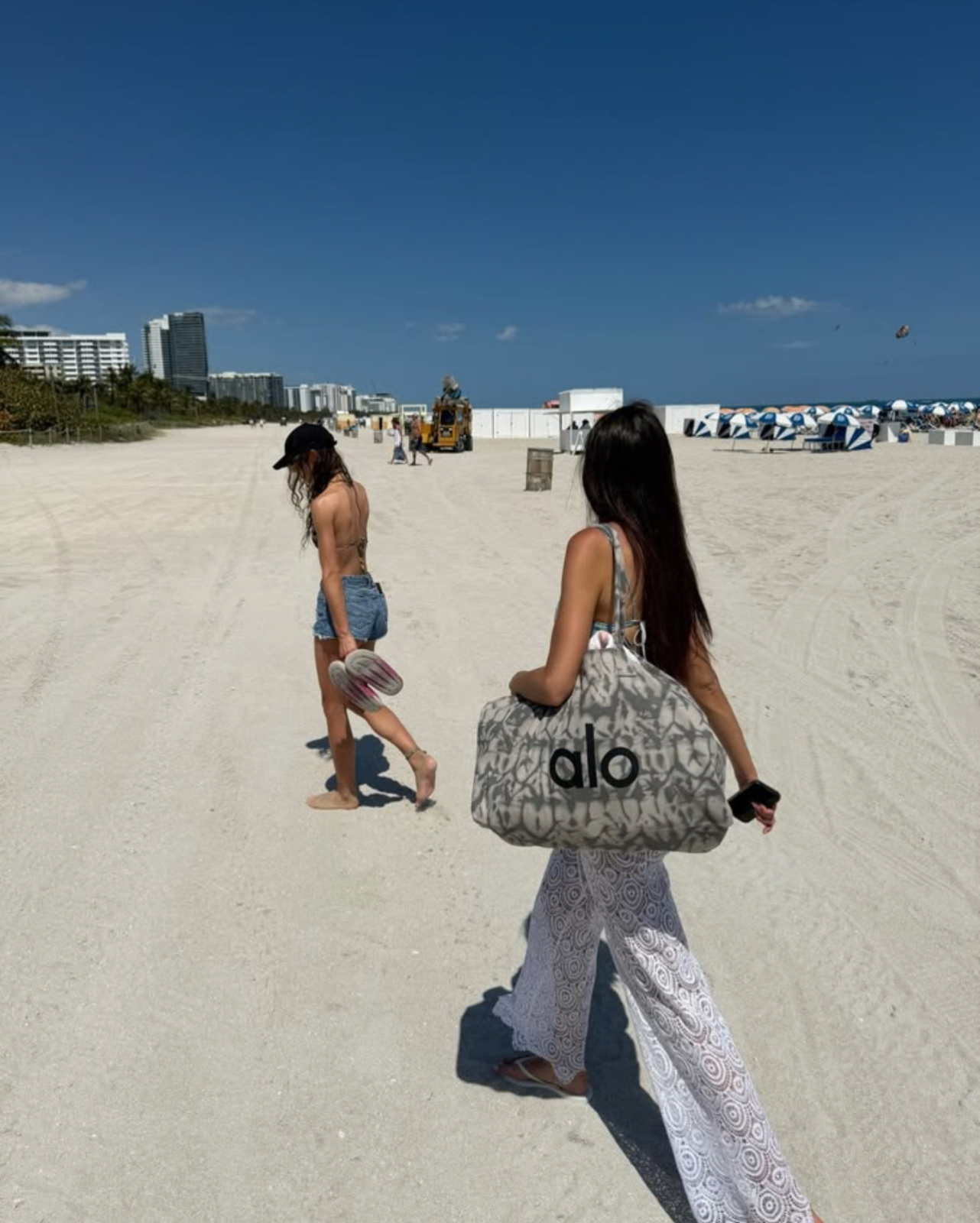 ALO Shopper Tote Tie-Dye Gris